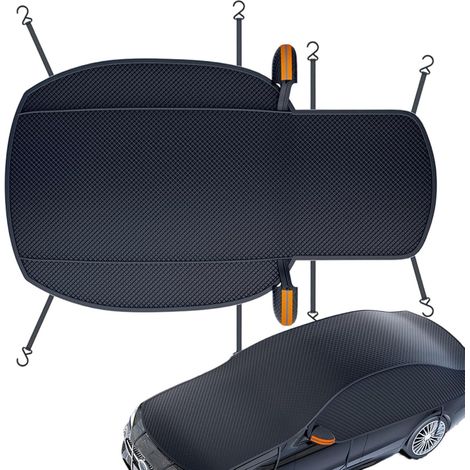 Couverture pour pare-brise de voiture contre la neige Couverture de pare-brise de voiture – Barrière de gel coupe-vent pour fenêtre – Pour l'hiver Parking Conduite Extérieur Garage Véhicule SUV (1/5)