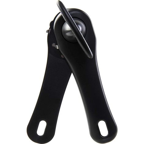 wenco apriscatole di sicurezza premium, per destrimani e mancini, lunghezza 17 cm, plastica/acciaio inossidabile, nero, versione 2021 (1/4)