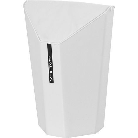 Cestino salvaspazio in plastica modello dalila dim. cm(lxpxh):24x17x33 bianco Feridras