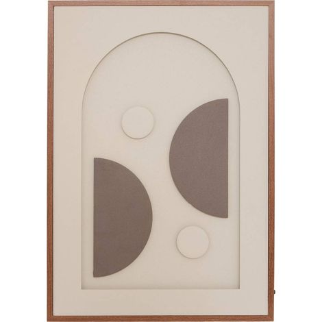 Toile LED Tiara rectangulaire 48x68cm blanc - Atmosphera créateur d'intérieur (1/5)