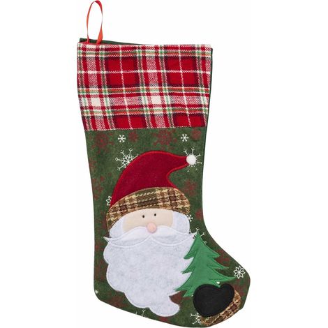 Chaussette avec Papa Noël 43 x 28 cm (1/3)