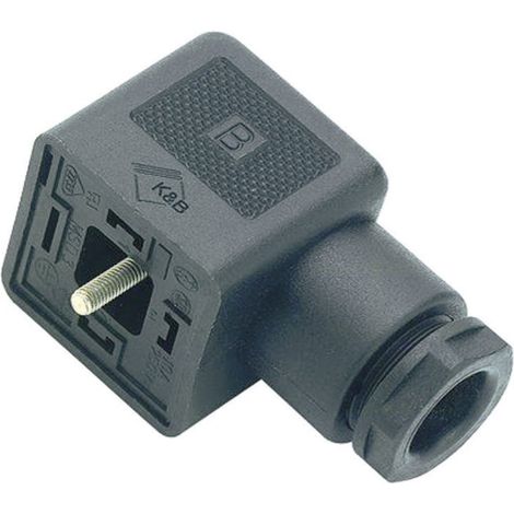 Magnetventilsteckverbinder Bauform A Serie 210 Schwarz  Pole:2+PE 43-1700-004-03 binder Inhalt: 1 St