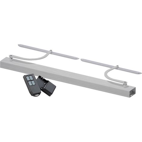 Slid'Up By Mantion – Kit motorisation pour volet battant 2 vantaux – Commande radio – Baie 800-1500 mm – Carter brut à peindre – Installation facile