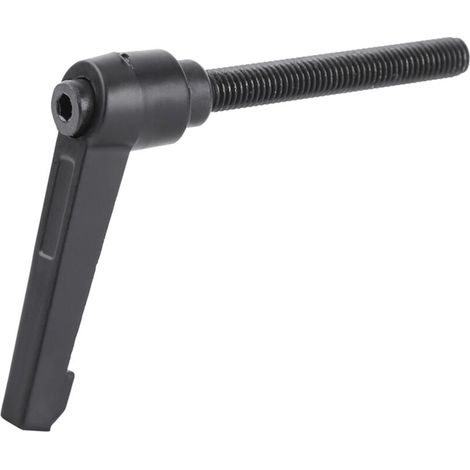 Clamping lever for machines, adjustable handle, male thread locking button (M8x60) (1/3)