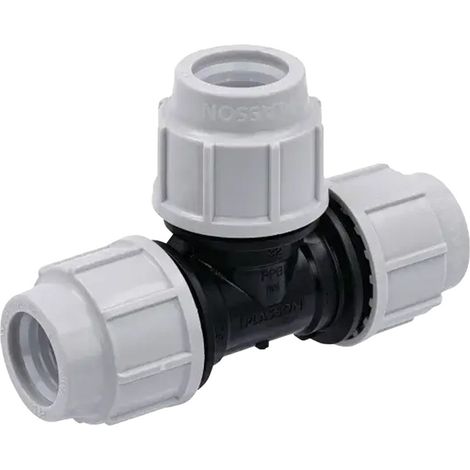 Té égal 90° de réparation à compression Série 7 PE Ø63 - Plasson (1/2)