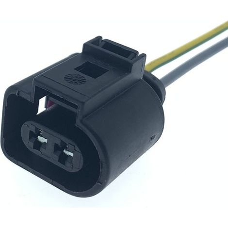 Applicable to Audi, Volkswagen Lavida, Passat, and Bora air conditioning pump compressor outdoor temperature and water temperature sensor plugs (1/4)