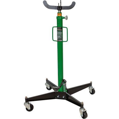 Rockforce Getriebeheber bis 500 kg, 1100-2000 mm, mit Pedal, 4 Räder