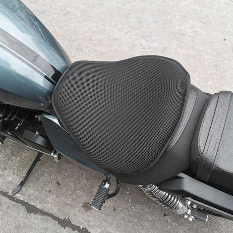 (Exklusiv bei Cheerex in Mexiko) Stoßdämpfender Motorradsitzbezug, Sitzkissen für Elektroroller mit Sonnenschutz, Zubehör für Harley-Davidson Motorräder (Tasche 017PE + Ganzjahres-Schutzhülle) (1/5)