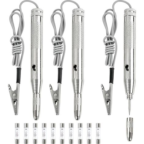 3 Pièces Testeur de Fusible Voiture, Stylo Testeur de Tension (1/5)