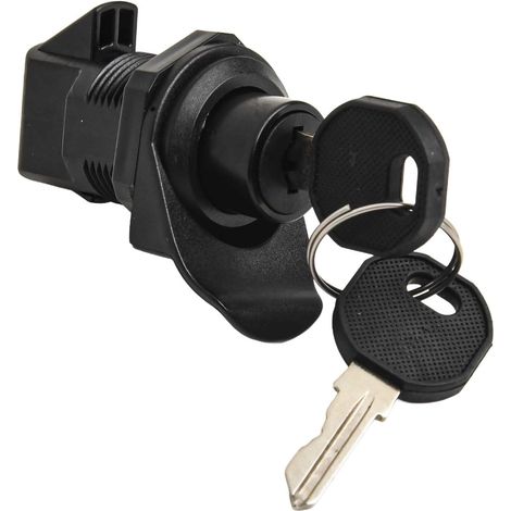 à bouton poussoir de 27 mm verrou à un trou en métal et (1/4)