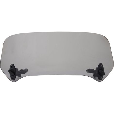 Déflecteur d'air de becquet de pare-brise de pare-brise modifié universel de moto fumé (1/5)