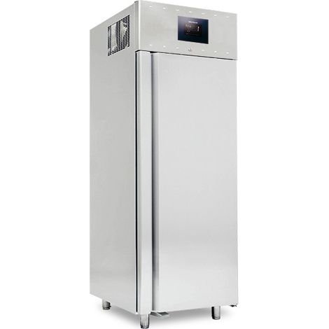Réfrigérateur 700 litres en inox éstatique pour poisson, 0°/+5°C, isolation 85 mm - WiFi 700x810x2150 mm - VIRTUS (1/2)