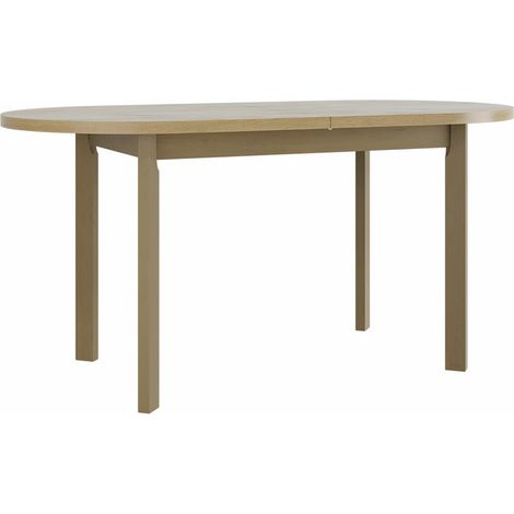 Mesa Victorville 182, Roble Sonoma, 76x80x160cm, Alargamiento, Aglomerado laminado, Madera