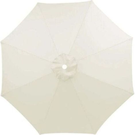 (Crème) Housse de rechange pour parasol 3 m imperméable, résistante aux UV, tissu de remplacement, lavable, respirante (1/4)