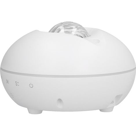 RGB-LED-Sternenhimmel-Projektorlampe, USB-Nebel-Mondlampe, Ambientebeleuchtung für Innenräume, mit eingebautem Akku und Fernbedienung (Weiß) (1/5)