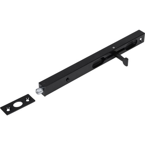 Rohrkantriegel mit Hebel 220 x 20 x 15 mm Schwarz - Pro Stück