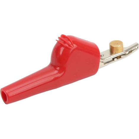 Pince crocodile pour tests de télécommunications, dénudeur de fil avec aiguille, ouverture de 25 mm, J.60043 Rouge