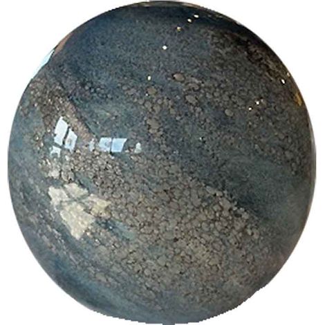 Lampe boule led Galaxie verre bleu clair 14x14x14cm