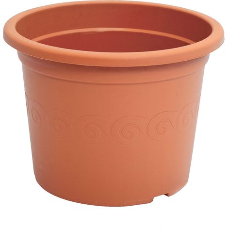Maceta PLASTICA 2,5L., dimensiones (mm) 200x200x150, color Terracota