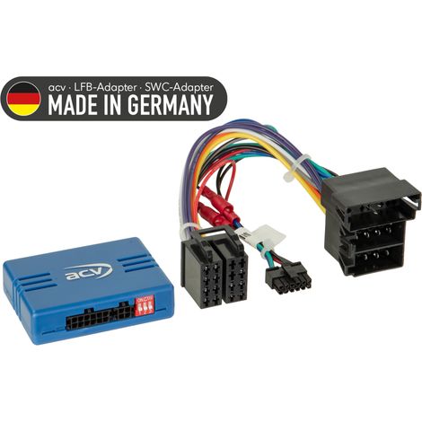 Adaptador para volantes analógicos ISO/Mini ISO de Citroën/Fiat/Opel/Peugeot