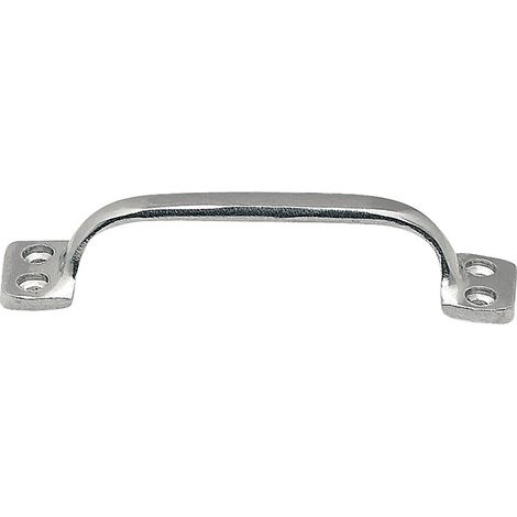 Poignée en zamak STRETCH. entraxe 160. finition inox brossé - METAKOR