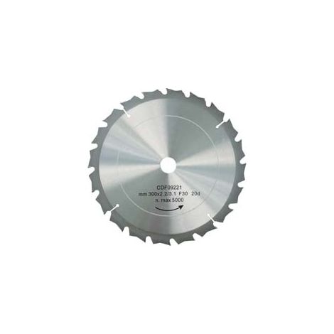 DISCO LAMA CIRCOLARE WIDIA DENTATURA ALTERNATA  ø mm.300 foro 30 denti 72 sp.mm.2,2    EXCEL