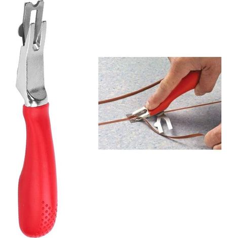 Kaelt - Couteau de rasage pour couper la surface de soudure de plancher, niveleur manuel de soudure de plancher de vinyle de PVC d'alliage d'aluminium de zinc de 180mm avec 3 lames (1/5)