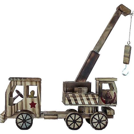 1 maquette de grue en bois (1/3)