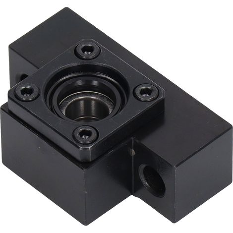 Kugelgewindetrieb-Endstütze aus Kohlenstoffstahl, 12 mm Innendurchmesser, korrosionsbeständig, Kugelgewindetrieb-Lagerblockstütze für SFU1605 (1/5)