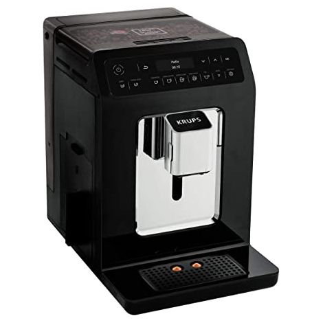 Krups Evidence EA8908 machine à café noir design acier