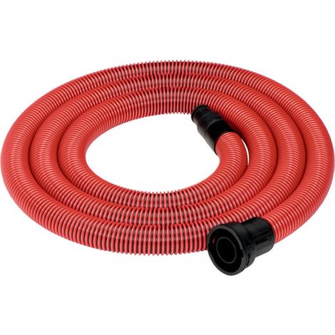 Flexible d'aspiration, Ø 35 mm, longueur 4,0 m, raccords 58 mm/ 25 mm intérieur/ 35/45 mm extérieur, antistatique metabo