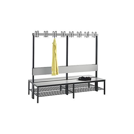C+P  Panca per spogliatoi COMFORT  due lati utili  HPL 