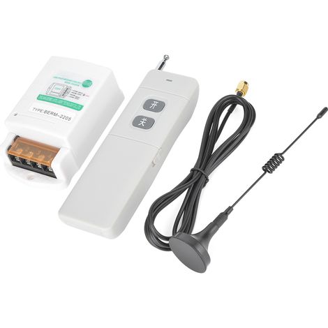 Interrupteur télécommandé BERM®, contrôleur de capteur numérique sans fil longue portée, 220 V, 6 250 W (1/5)