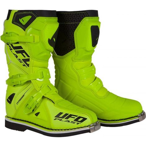 Zapatillas todoterreno UFO TYPHOON CROSS para niños/jóvenes/niños, color amarillo flúor, talla 38 - Colección 2024/2025