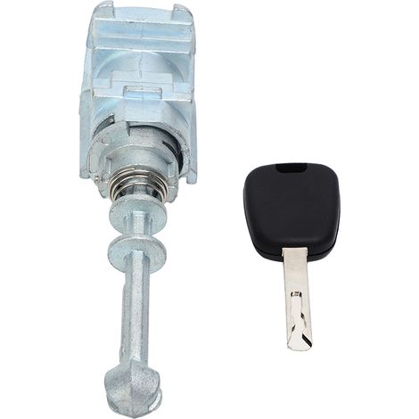 Serrure de porte avant gauche cylindre en cuivre remplacement pour Citroën C5 2008-2015 barillet (1/5)