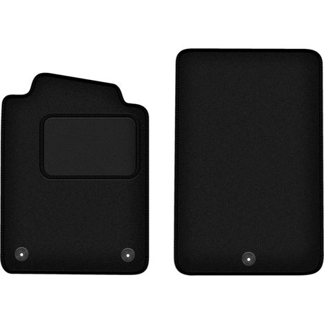 Tappetini per auto in velluto nero per: Chevrolet Corvette C6 targa/roadster (2004-2013)