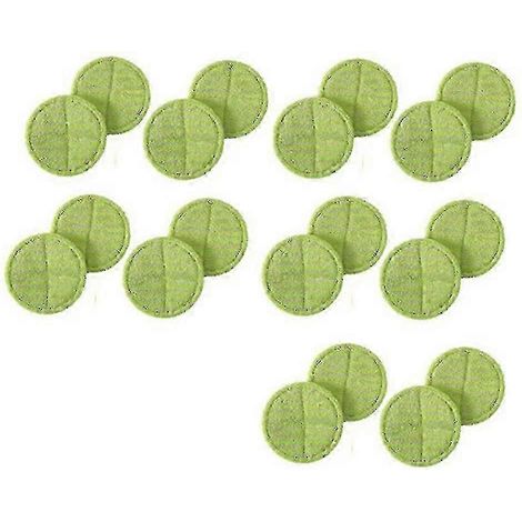 Vingt lingettes compatibles avec balai-serpillière électrique rotatif sans fil (1/5)