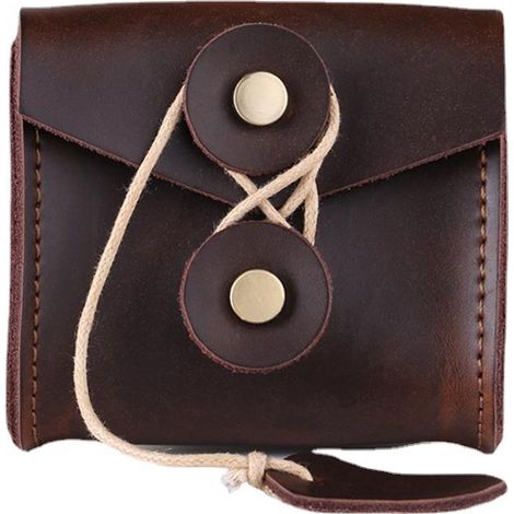 Igital Storage Finishing Bag Boîte pour écouteurs en peau de vache
