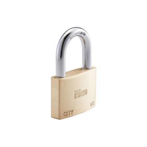 CITY BY ISEO LUCCHETTO OTT RETTANGOLARE 60 MM- ISEO SERRATURE- 10,0 pz