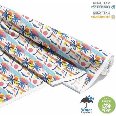 TESSUTI DECORATIVI PER ESTERNI OXFORD - motivo estivo  DX9187 (1/5)