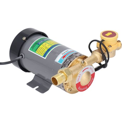 Automatische Druckerhöhungspumpe 120 W, 25 l, 2860 U/min, 15 m Förderhöhe mit Durchflussschalter, EU-Stecker 220–240 V (1/5)