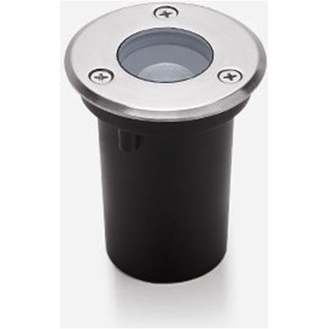 Spot encastré à LED pour l'extérieur Lampe ronde pour terrasse, 65mm large 1W ouverture 60 Lumière blanc chaud 3000K pour chemin de jardin, patio, garage Une seule pièce (1/4)