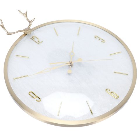 Horloge murale silencieuse moderne avec pendule, horloge décorative pour salon, bureau à domicile (1/5)