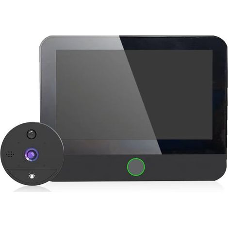 Pour sonnette visuelle sans fil intelligente pour Tuya, sonnette visuelle Wifi (1/5)