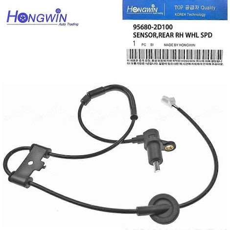 Capteur de vitesse ABS avant/arrière compatible avec Hyundai Elantra et Kia Cerato L4 2.0L (2001-2006) - Références : 95670-2D050, 95670-2D100, 95680-2D000, 95680-2D100 (arrière droit) (1/5)