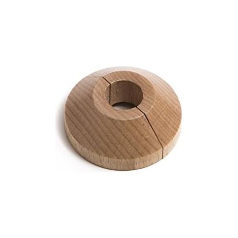 Collier de fixation en bois massif en érable pour tuyaux de 15 mm (1/2)
