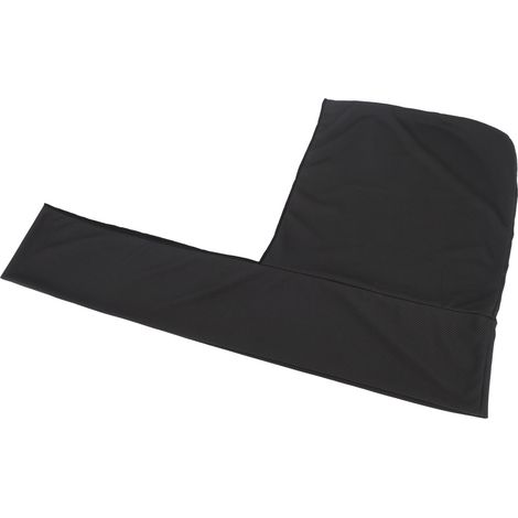Sweat à capuche rafraîchissant en microfibre en forme de U, effet rafraîchissant instantané, serviette de protection solaire respirante pour temps chaud, noir (1/5)