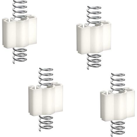 Quincaillerie pour portes pliantes, lot de 4 ressorts de réparation courts pour portes de placard pliantes (1/3)