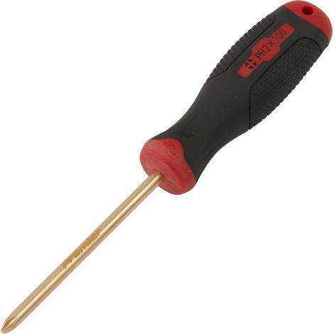 Sealey NS097 Screwdriver Phillips 2 x 100mm - Non-Sparking