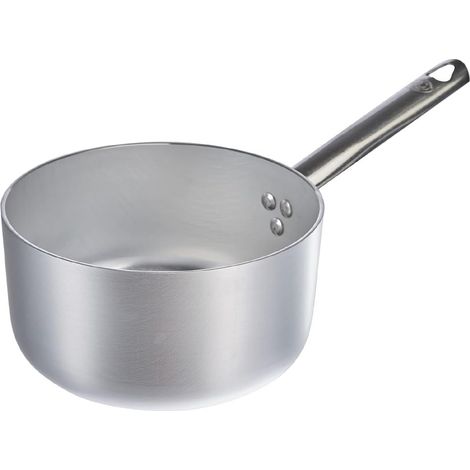 Casseruola alta in alluminio - Diametro 18 cm ed Altezza 10 cm - Pentola professionale antiaderente con manico in acciaio inox (1/5)